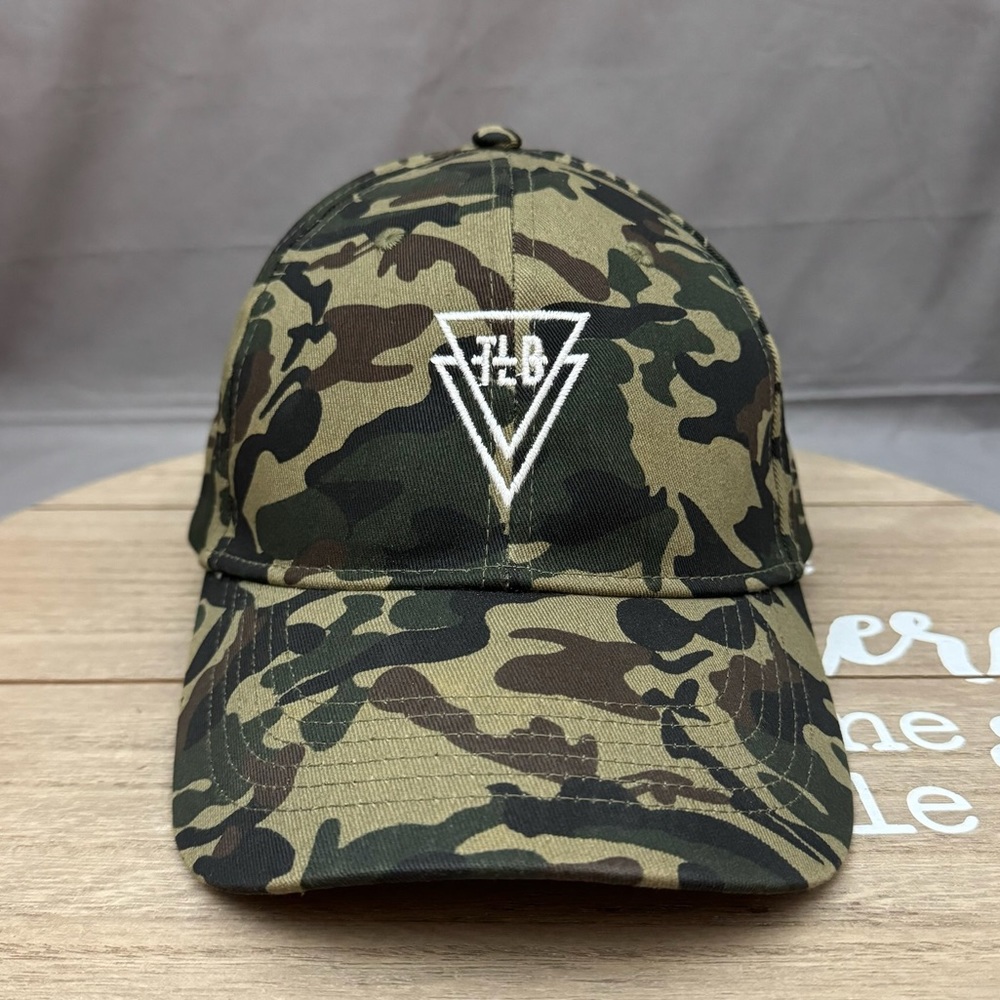 The Lost Breed Camouflage Strap Hat Men’s and Women’s Green One Size Fits Most
